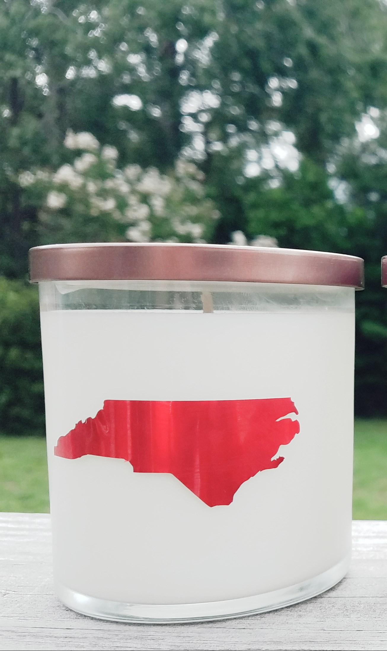 NC jar Carolina Sunsets red